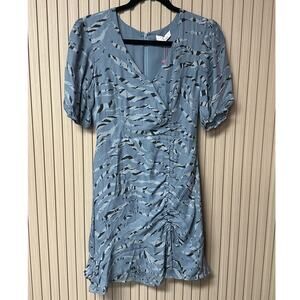 Parker Arctic Blue Tiger Stripes Dress Women’s Size 2